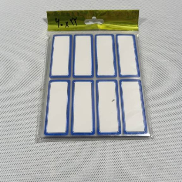 برچسب ۸ عددی دور آبی ۲۲×۶۰ میلی متر