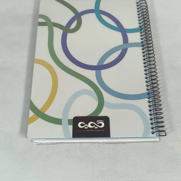 دفتر ۱۰۰ برگ تک خط فنری جلد شده