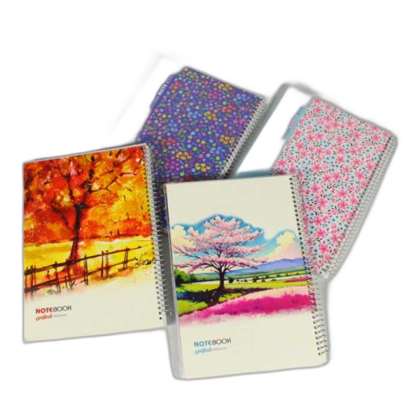 دفتر ۸۰ برگ فنری مجلد طرح طبیعت ۲۳۱