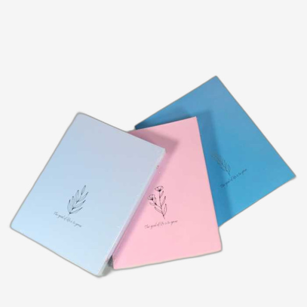 کلاسور ۱۰۰ برگ ۲۶ حلقه قفل پلاستیکی مینیمال...