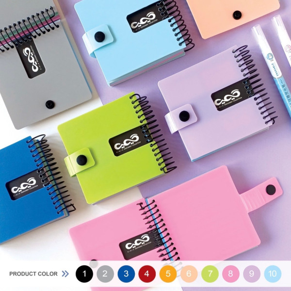 یادداشت ۱۴۰ برگ ۱۰×۱۰ دکمه دار طلقی