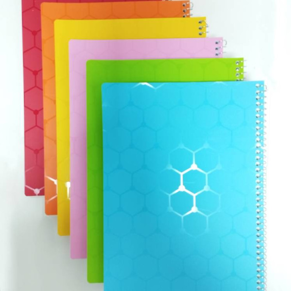 دفتر ۵۰ برگ تک خط فنری طلقی