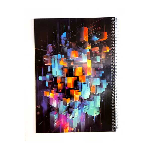 دفتر شطرنجی 50 برگ (0.5سانت)طرفه کد2921/6