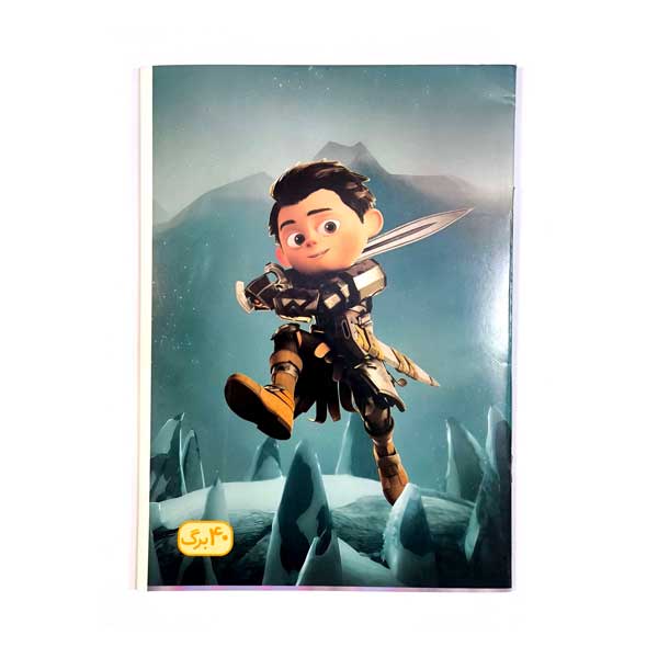 دفتر 40برگ تعاونی(منگنه)طرفه کد2917