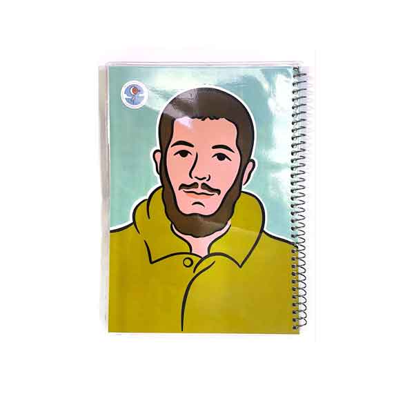 دفتر 80 برگ فنری مجلد درسید کد2642